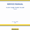 New Holland T4.75F, T4.85F, T4.95F, T4.105F Tractor Service Manual
