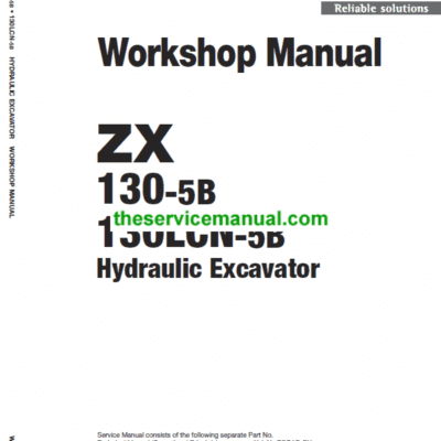 Cart Hitachi ZX130-5B and ZX130LCN-5B Excavator Service Repair Manual