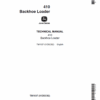 John Deere 410 Backhoe Loader Service Manual