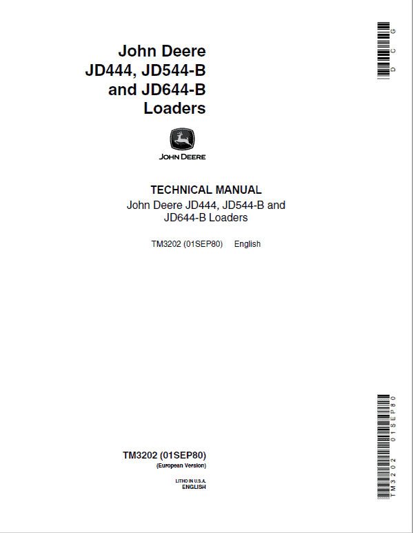 John Deere 444 Loader Repair Technical Manual John Deere 444 Loader Repair Technical Manual - Image 2