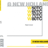New Holland W50TC, W60TC, W70TC, W80TC Wheeled Loader Manual