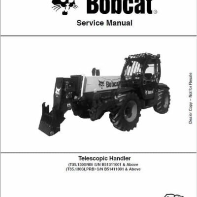 Cart Bobcat T35.130, T35.130S, T35.140, T35.140S versaHANDLER Telescopic Service Repair Manual