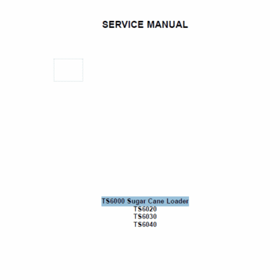 New Holland TS6000, TS6020, TS6030, TS6030HC, TS6040 Tractors Service Manual