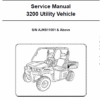 Bobcat 3200 Utility Vehicle Service Repair Manual