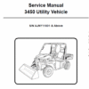 Bobcat 3450 Utility Vehicle Service Repair Manual