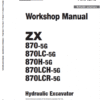 Hitachi ZX870-5G Excavator Service Repair Manual