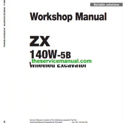 Hitachi ZX140W-5B Excavator Service Repair Manual