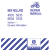 New Holland 35 Series 6635 7635 Tractor Service Manual