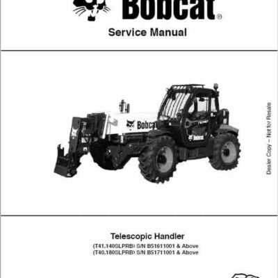 Bobcat T40.180, T41.140 versa Telescopic Service Repair Manual