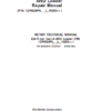 John Deere 524 P-Tier, Gen-A 4WD Loader Repair Technical Manual
