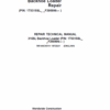 John Deere 315SL Backhoe Loader Service Manual SN