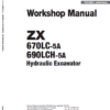 Hitachi ZX670LC-5A and ZX690LCH-5A Excavator Service Repair Manual