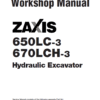 Hitachi ZX650LC-3 and ZX670LCH-3 Excavator Service Repair Manual