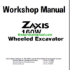 Hitachi ZX160W Wheeled Excavator Service Repair Manual