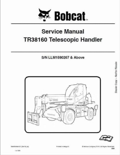 Bobcat TR38160, TR38160 EVO Telescopic Repair Manual