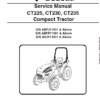 Bobcat CT225 CT235 Compact Tractor Service Manual