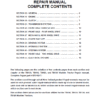 New Holland TB100, TB110, TB120 Tractor Service Manual
