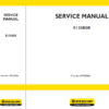 New Holland E135BSR Excavator Service Manual