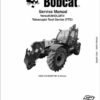Bobcat V923 versa Telescopic Service Guide Manual