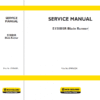 New Holland E150BSR Blade Runner Excavator Service Manual