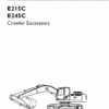 New Holland E215C, E245C Crawler Excavator Service Manual