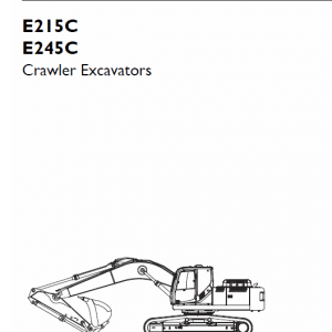 New Holland E215C, E245C Crawler Excavator Service Manual New Holland E215C, E245C Crawler Excavator Service Manual - Image 2