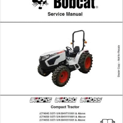 Cart Bobcat CT4045, CT4050, CT4055 Compact Tractor Service Repair Manual