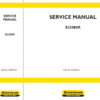 New Holland E225BSR Excavator Service Manual