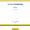 New Holland TD3.50 Tractor Service Manual