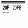 Komatsu 20F, 20FS Wheel Loader Service Manual