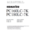 Komatsu Pc180lc-5k Excavator Service Manual