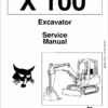 Bobcat X100 Excavator Service Manual