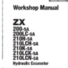 Hitachi ZX200-5A and ZX210LCN-5A Excavator Service Repair Manual