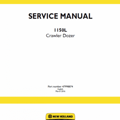Cart New Holland 1150L Crawler Dozer Service Manual