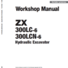 Hitachi ZX330LC-6 and ZX300LCN-6 ZAXIS Excavator Repair Manual