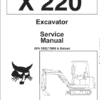 Bobcat X220 Excavator Service Manual