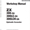 Hitachi ZX300-5A, ZX300LC-5A and ZX300LCH-5A ZAXIS Excavator Repair Manual