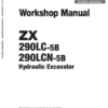 Hitachi ZX290LC-5B and ZX290LCN-5B ZAXIS Excavator Repair Manual