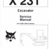 Bobcat X231 Excavator Service Manual
