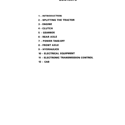 AGCO Allis 9735, 9745 Tractors Service Manual Download