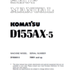 Komatsu D155ax-5 Shop Manual, Engine
