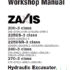 Hitachi ZAXIS ZX200-3, ZX240-3 and ZX270-3 Excavator Repair Manual