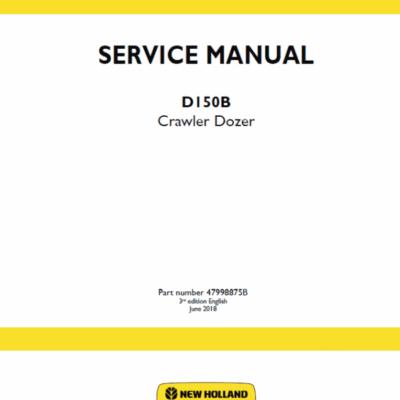 New Holland D150B Crawler Dozer Service Manual