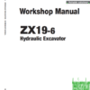 Hitachi Zaxis ZX19-6 Mini Excavator Service Repair Manual