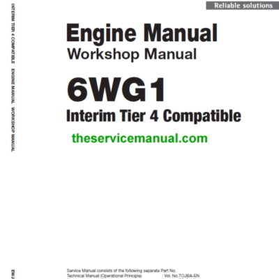 Cart Hitachi 6WG1 Engine Service Repair Manual (ETJBA-EN, EWJBA-EN)
