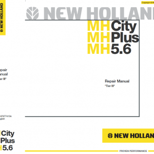 New Holland MH5.6, MH City and MH Plus Excavator Manual New Holland MH5.6, MH City and MH Plus Excavator Manual - Image 2