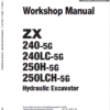 Hitachi ZX240-5G, ZX240LC-5G and ZX250LCH-5G Excavator Repair Manual