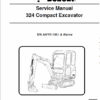 Bobcat 324 Compact Excavator Service Manual