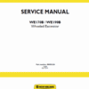 New Holland WE170B, WE190B Wheeled Excavator Service Manual