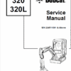 Bobcat 320, 320L and 322 Excavator Service Manual
